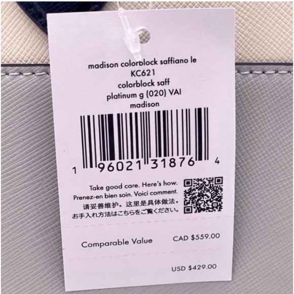 Kate Spade Madison
Edit
Medium Satchel
Crossbody Bag - Picture 8 of 8